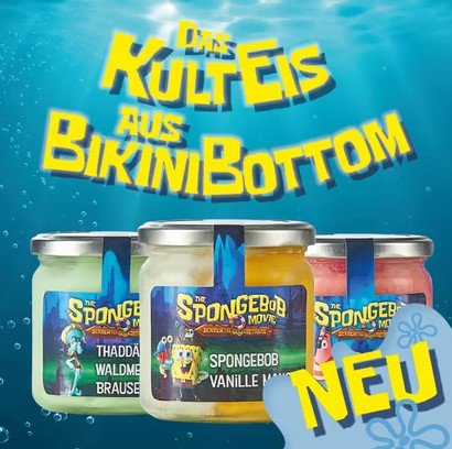 SpongeBob Eis. Das Kult-Eis aus Bikini Bottom.
